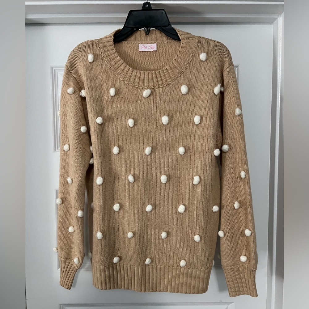 Pink Lily long sleeve sweater.